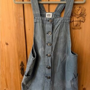 BDG by Urban Outfitters Light Blue Denim romper.